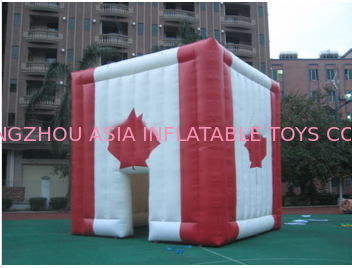 giant inflatable cube tent inflatable canada maple leaves tent