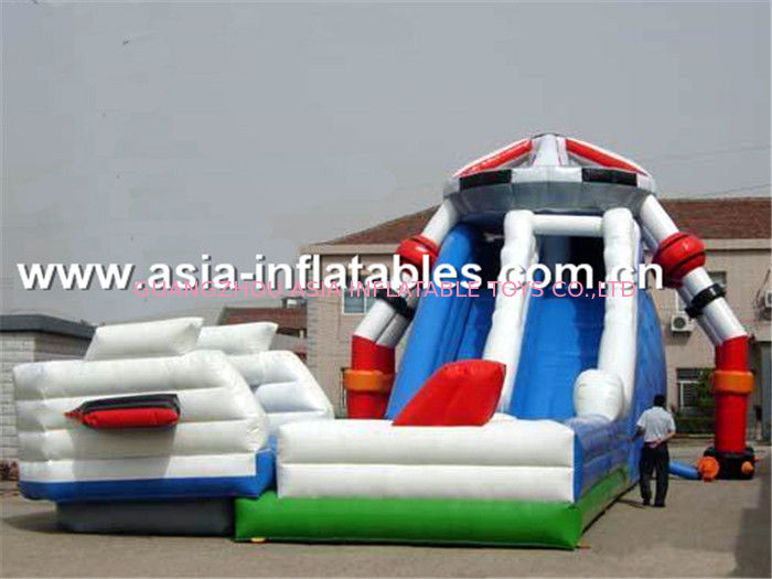 Creative Inflatable Slide In Robot Shape For Children Sliding Games