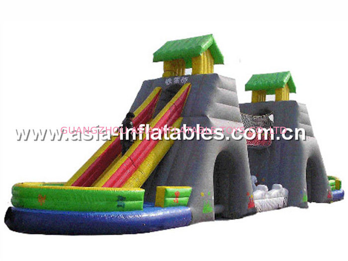Giant Inflatable Dry Slide For Children Soft Play Games In Fairground