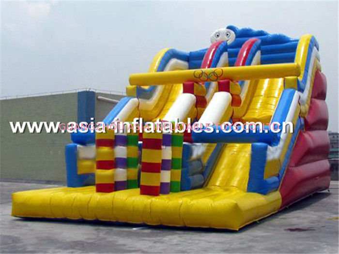 Durable Inflatable Slide With Reinforced Baffles For Kids' Birthday Party