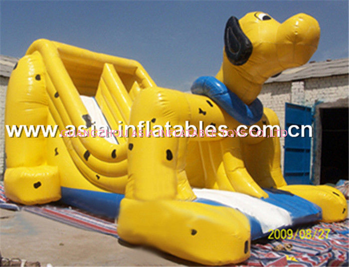 Commercial Grade Inflatable Animal Slide In Dog Shape For Kids In Whosale Price