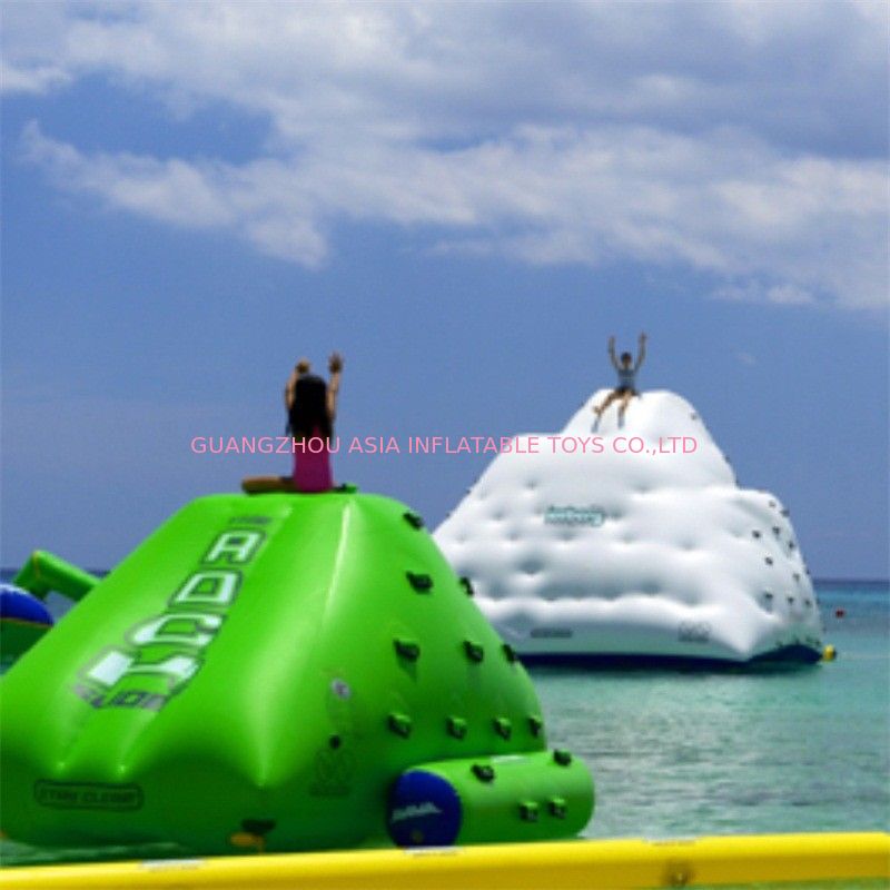 0.9mm PVC Tarpaulin Inflatable Water Sports Games / Blow Up Iceberg