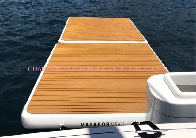 Customized Fireproof 28oz Yacht Dock Inflatable Water Platform