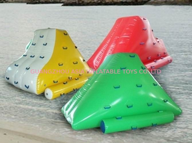 Colorful Water Floating Iceberg , Inflatable Water Sports for Amusement