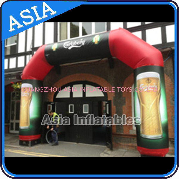 Opening Celebration Arch Inflatable For Advertisement , Advertising Inflatables