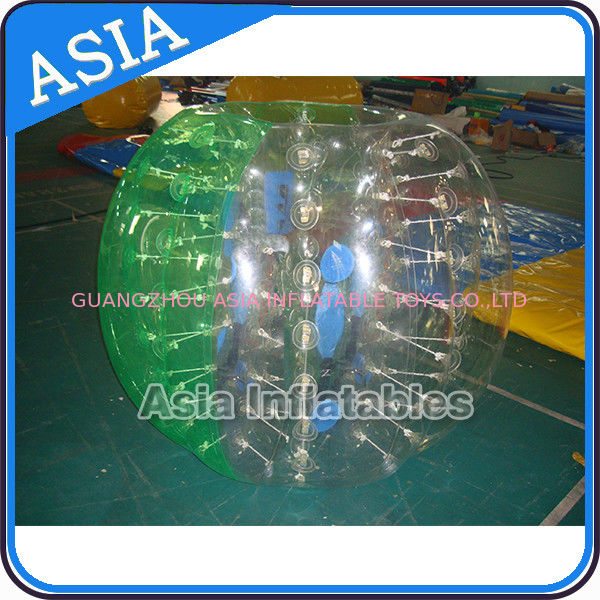 Half Transparent Color 1.0mm Tpu Zorb Bumper Ball Inflatable