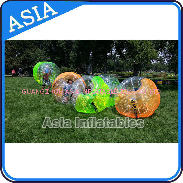 2015 New Multi Color Inflatable Football Bubble Bumper Ball For Soccer Games