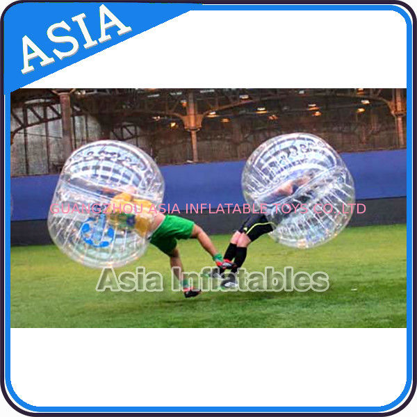 Trendy Rubber Inflatable Ball Suit For Football Competition , Inflatable Bubble Football Suit