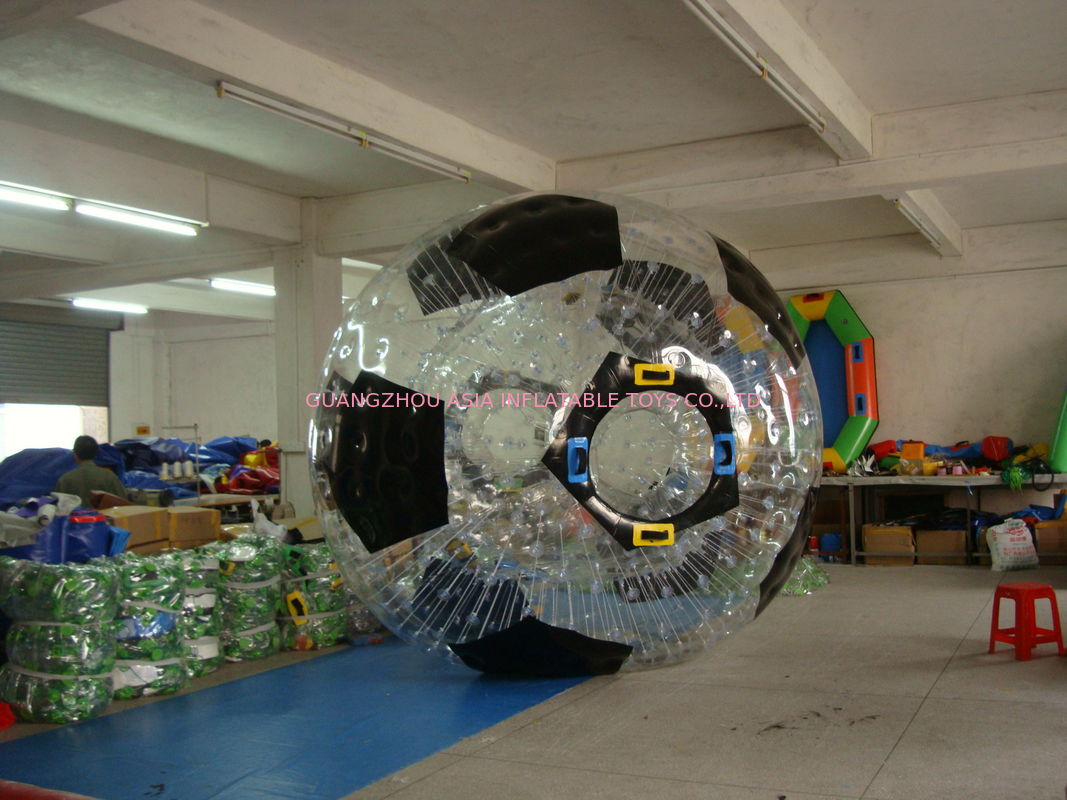 Football Shaped Inflatable Zorb Ball 3m for Adults