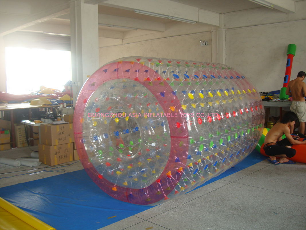 High Quality Color Dot Inflatable Water Roller for Recreation In Kids Inflatable Pool