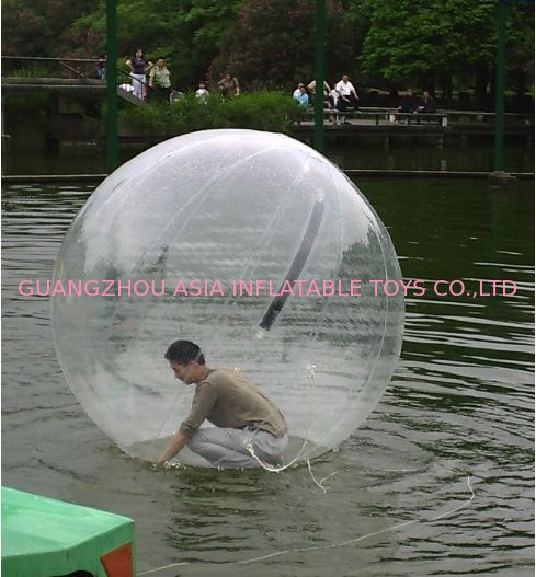 5ft Transparent Aqua Water Ball Played on Kids Inflatables Pool