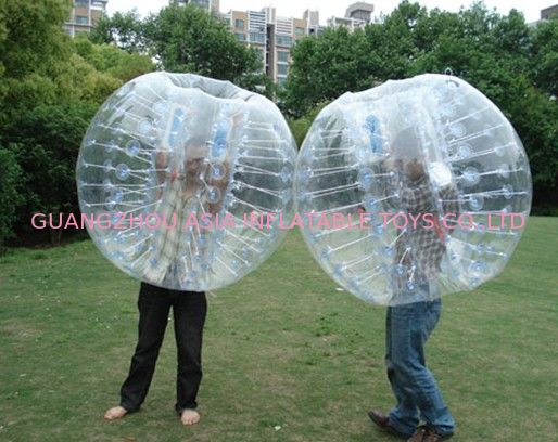 Transparent Bumper Balls Inflatable Bubble Football 1.5m for Rental