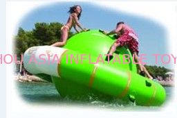 Large Inflatable Water Sports / Air Tight Water Ufo Island In Water Park Amusement Games