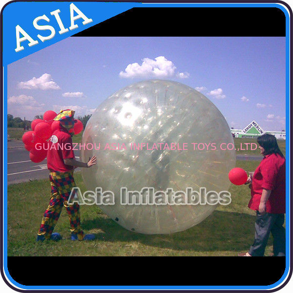 Transparent Inflatable Grass Ball Zorb Balls For Sale , Inflatable Zorb Ball