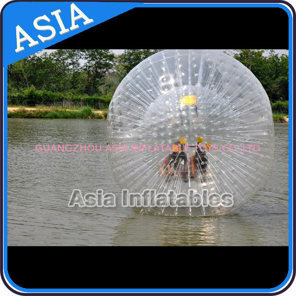 Commercial Grade 1.0mm Clear TPU Inflatable Zorb Ball Used In Water