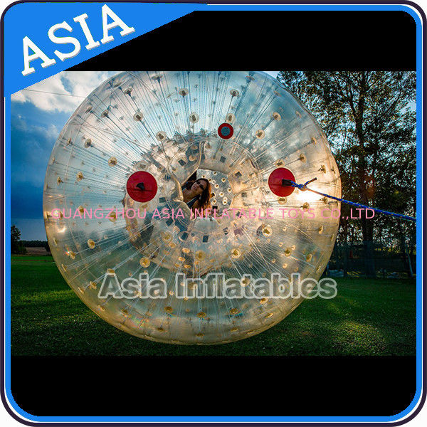 2.5m Children Human Hamaster Inflatable Zorb Ball , Grass Roller Ball