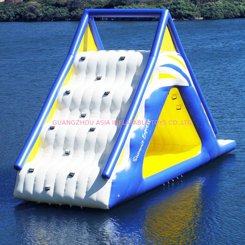 Floating Water Park Inflatable Water Sports Whoosh Slide , Gigantic Inflatable Water Play Station