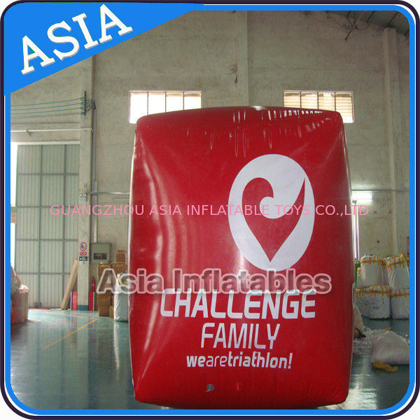 Inflatable swimming buoy with customized logo for swim event