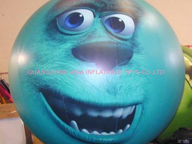 Cartoon inflatable helium balloon with printing