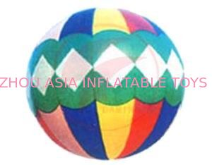 Fashionable white diamond graphics design inflatable helium balloon