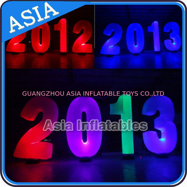 Inflatable Cone lighting led inflatable alphabet decoration at park or garden